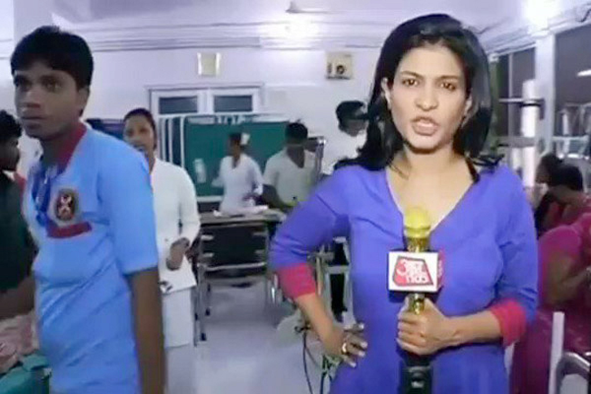 Индийская телеведущая, кричавшая на врачей, была раскритикована в интернете