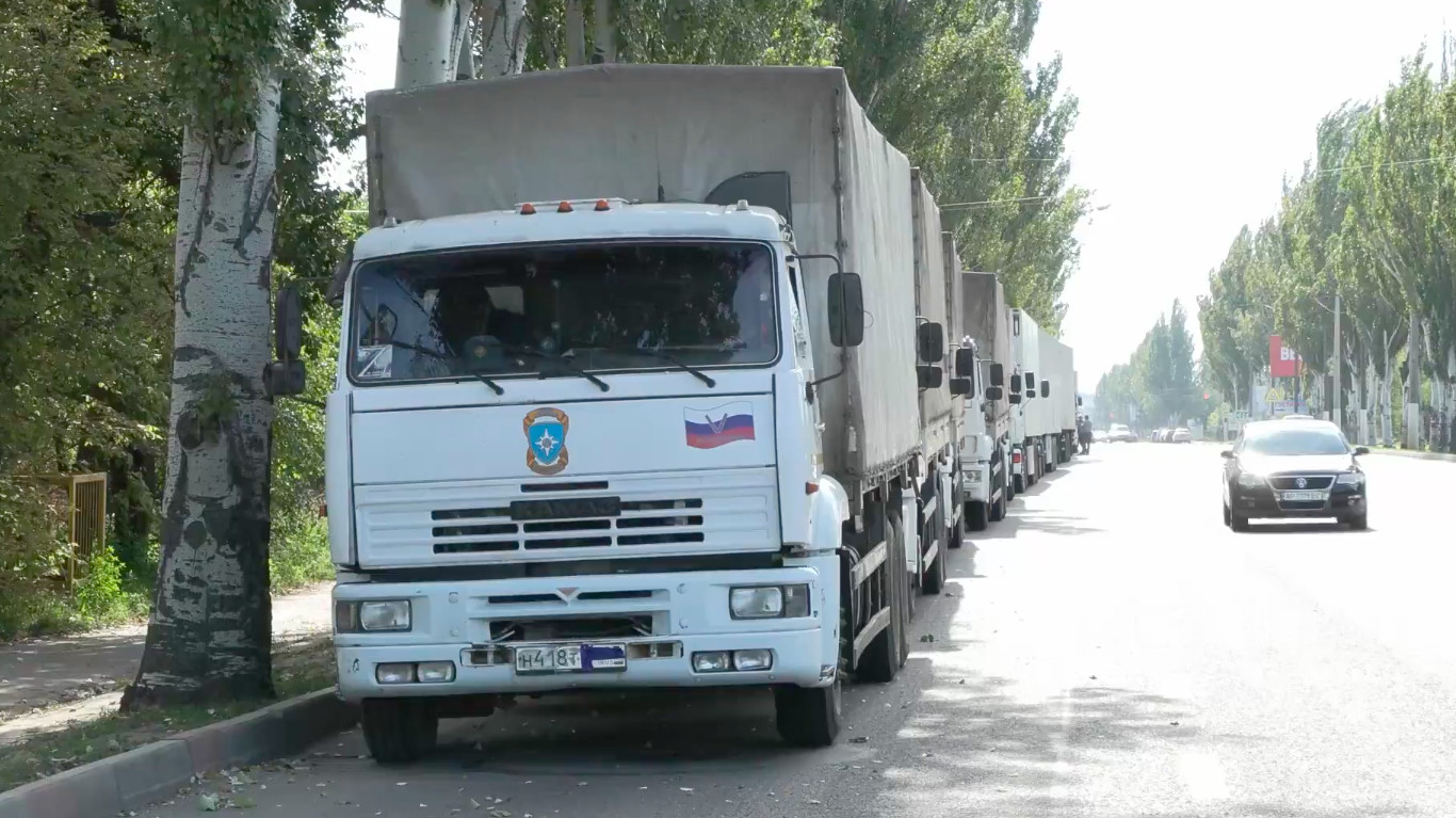 В Запорожскую область прибыл гуманитарный конвой весом 160 тонн 