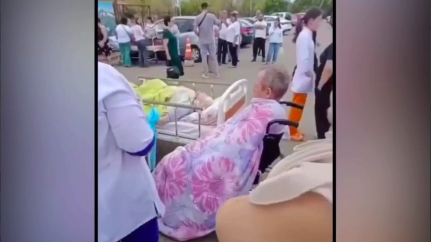 Из-за ложного звонка о минировании больницы пациентов из реанимации вывезли на улицу, где они «прождали» несколько часов