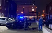 Автомобиль скорой помощи на месте вызова в Санкт-Петербурге