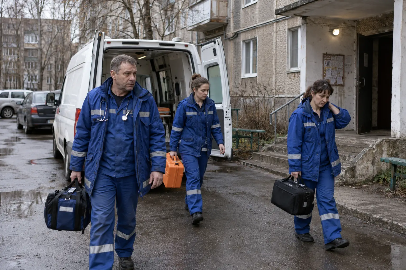 Ассоциативная иллюстрация консультации врача-невролога в поликлинике