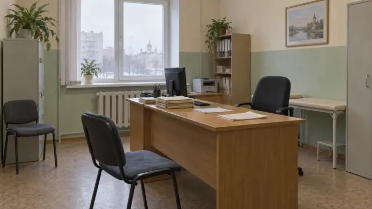 Кабинет бюро медико-социальной экспертизы в медицинском учреждении
