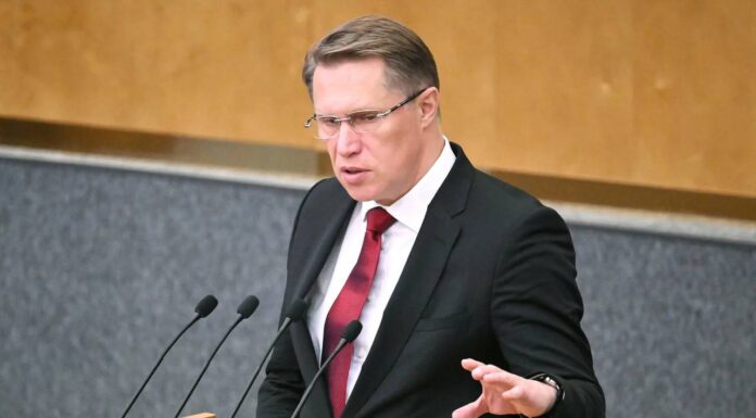 Михаил Мурашко на заседании Государственной думы